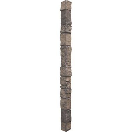 Ekena Millwork Universal Outside Corner for StoneWall Faux Stone Siding Panels PNUOC03X48CR